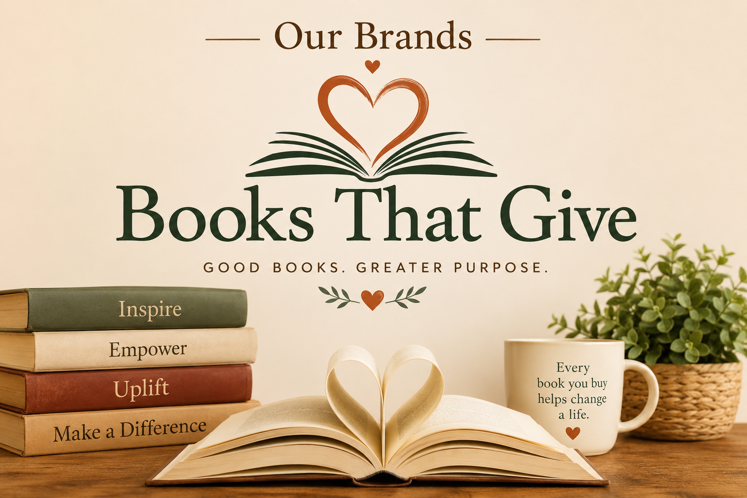 Books That Give website screenshot
