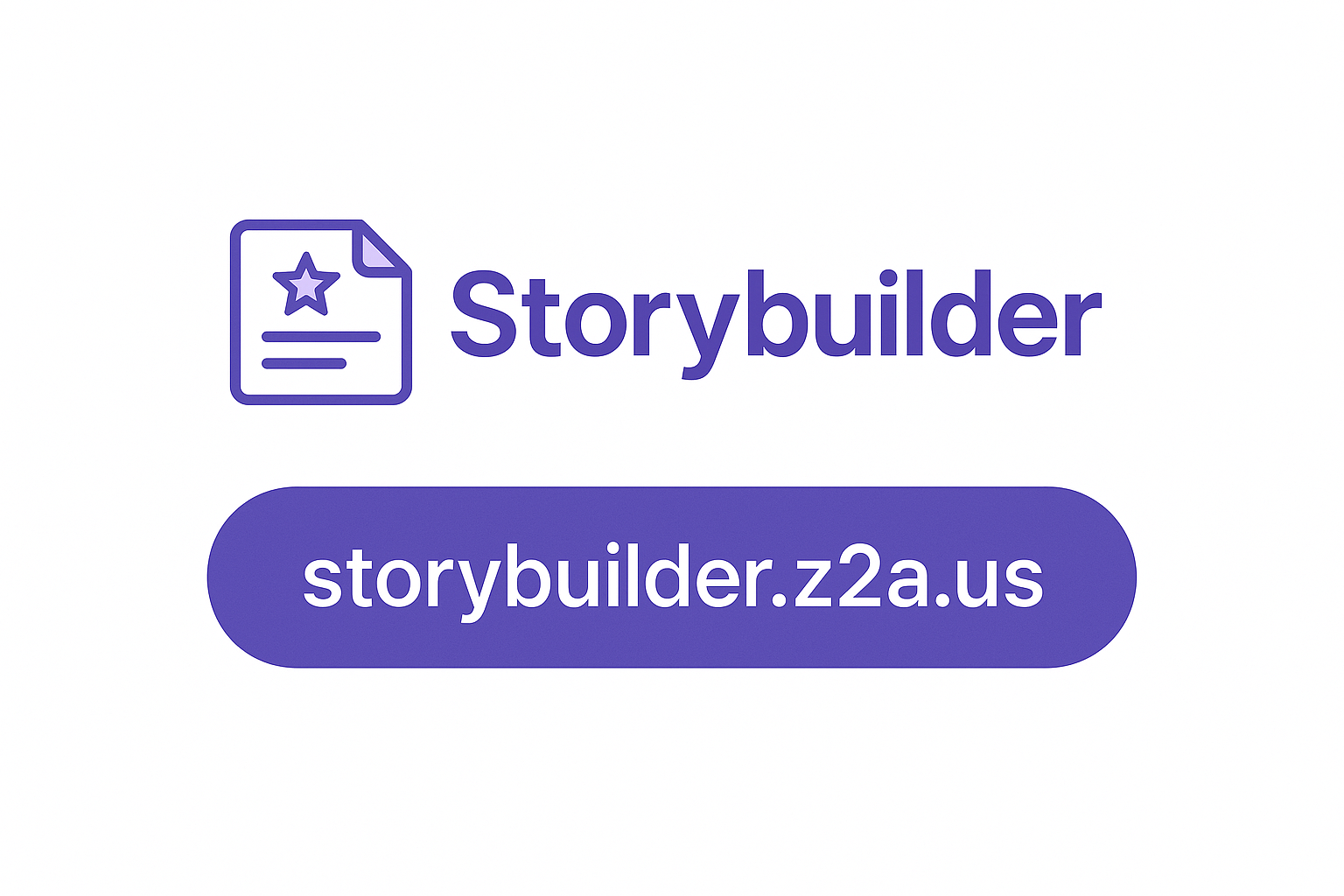 StoryBuilder website screenshot