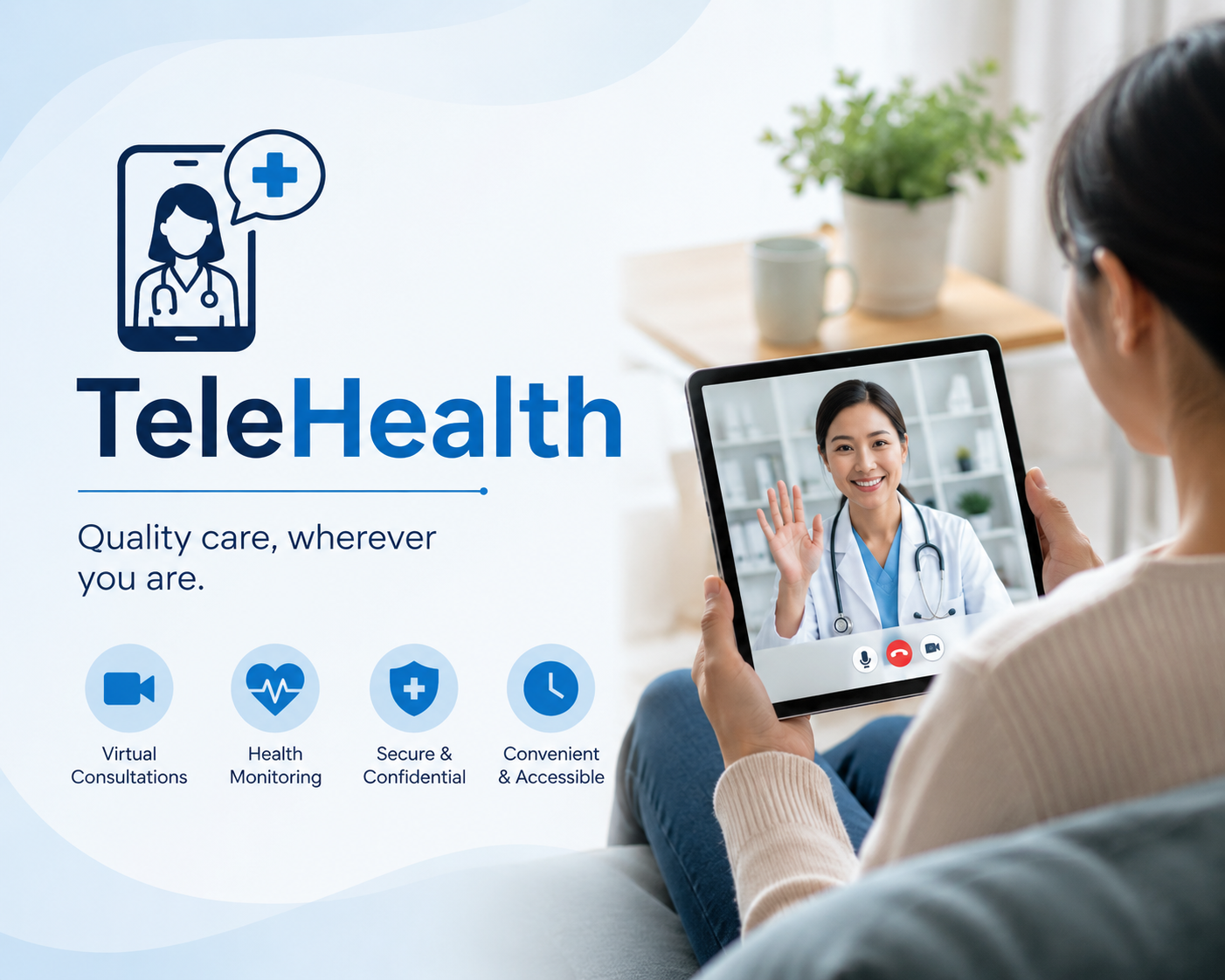TeleHealth website screenshot